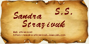 Sandra Straživuk vizit kartica